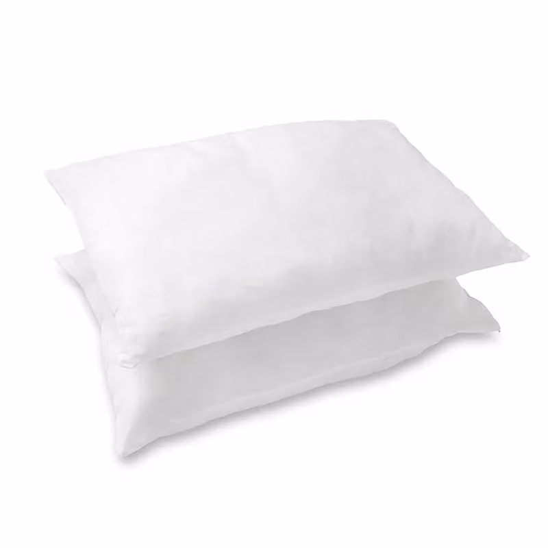 Snug City Pair of Soft Microfibre Hollowfibre Pillows in White – 2