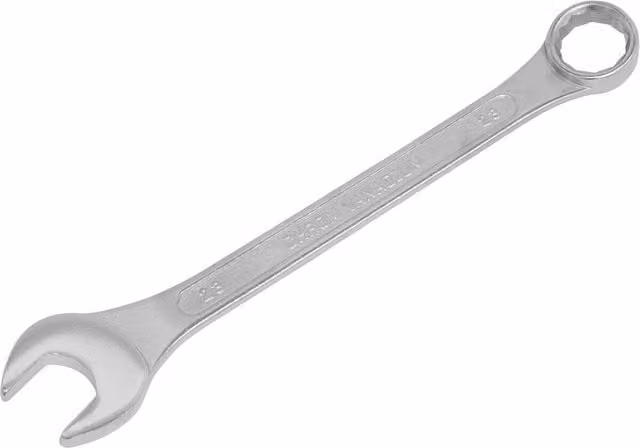 Loops 23mm Combination Spanner in Silver Chrome Vanadium Steel