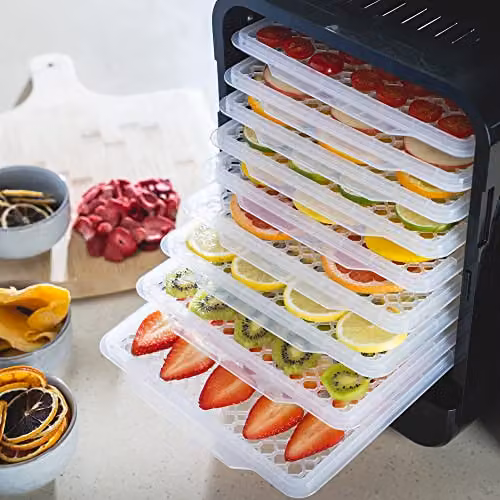 Cooks Professional 500W Food Dehydrator in Black with 9 Trays, Digital Display and Timer – 3
