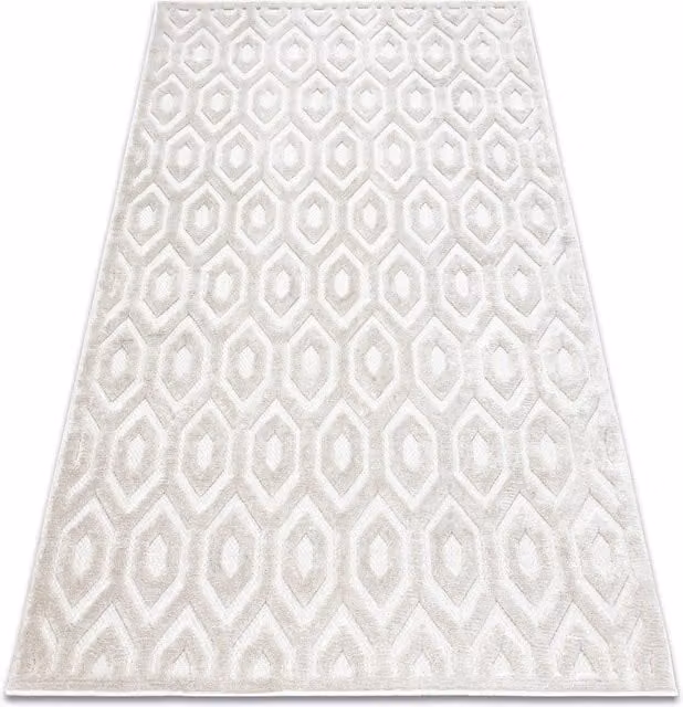 RugsX Santo Geometric Beige Rug, W: 140 cm, D: 190 cm