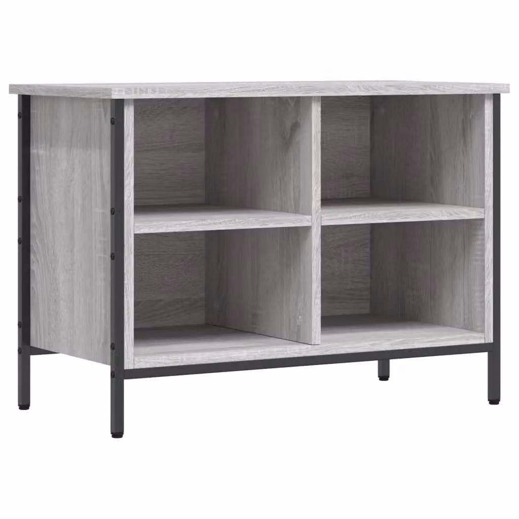 Berkfield Home Grey Sonoma Shoe Cabinet W: 69 cm, D: 35 cm, H: 50 cm – 2