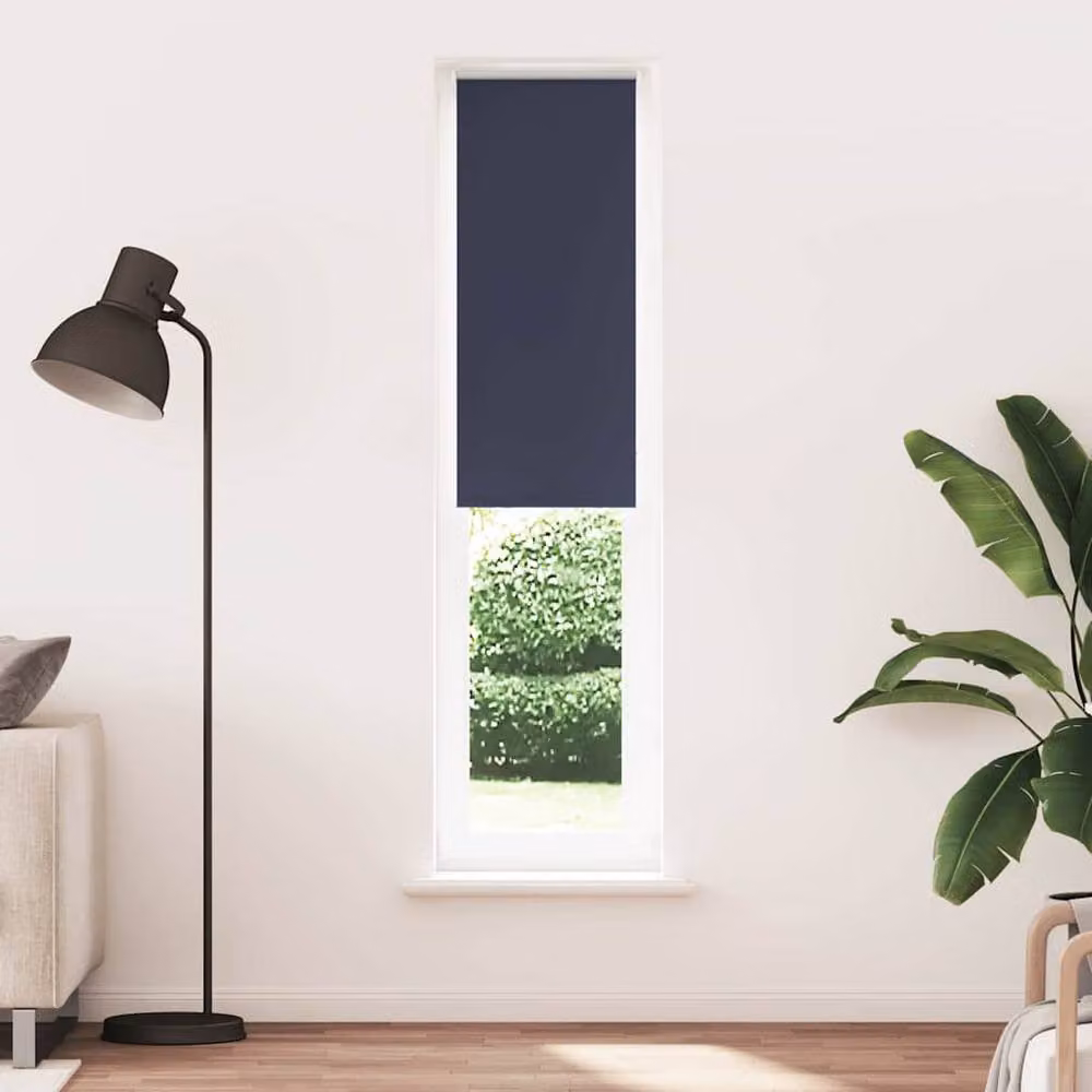 Berkfield Home Blue Blackout Roller Blind, Thermal Insulating Polyester, W: 45 cm, H: 210 cm – 2