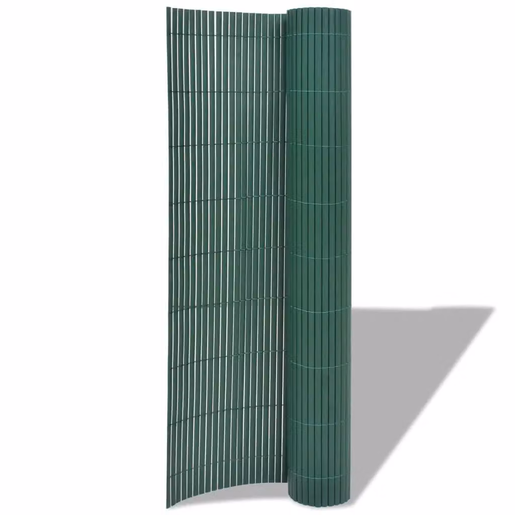 Berkfield Home Double-Sided Green PVC Garden Fence, H: 90 cm, W: 300 cm – 2