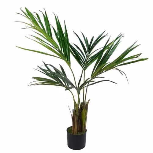 Botanik Green Artificial Palm Tree, H 120 cm x W 90 cm x D 90 cm – 1