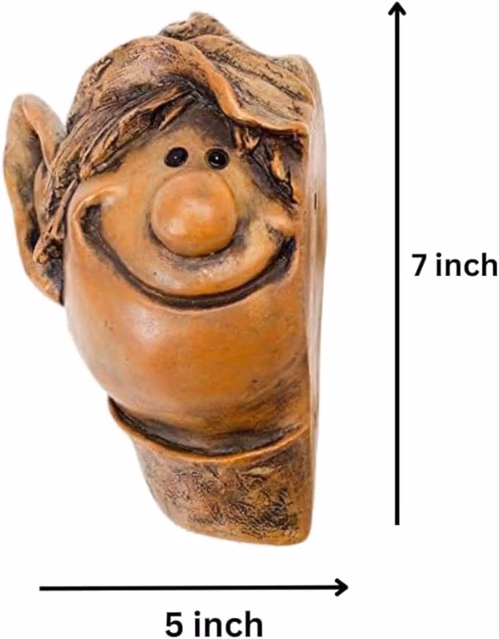 Marco Paul Novelty Elf Tree Peeker Christmas Decoration in Multicolour and Brown – 3