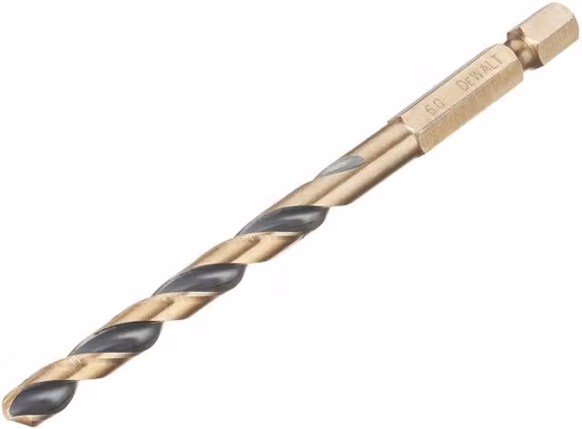 DeWalt Black and Gold HSS Twist Drill Bits