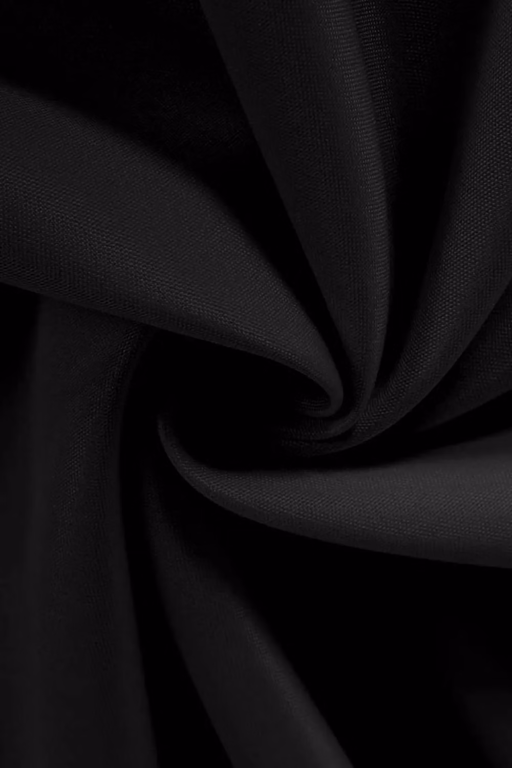 Neel Blue Round Polyester Tablecloth in Black, Diameter: 304 cm – 2