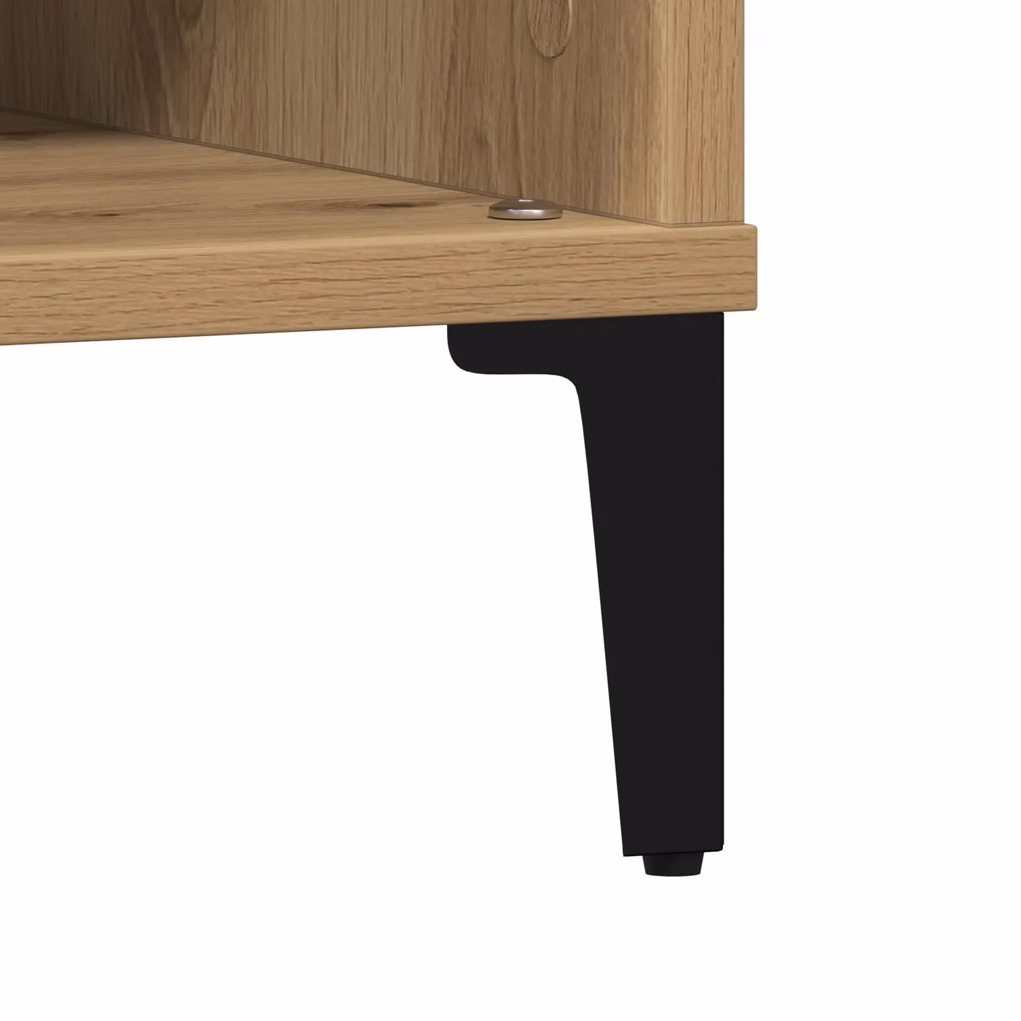 Berkfield Home Artisan Oak Coffee Table in Brown, W/D/H: 60 x 60 x 30 cm – 4