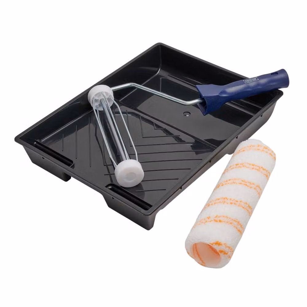 Hamilton For The Trade Medium Pile Paint Roller Refill Sleeve with Frame, Orange – 2