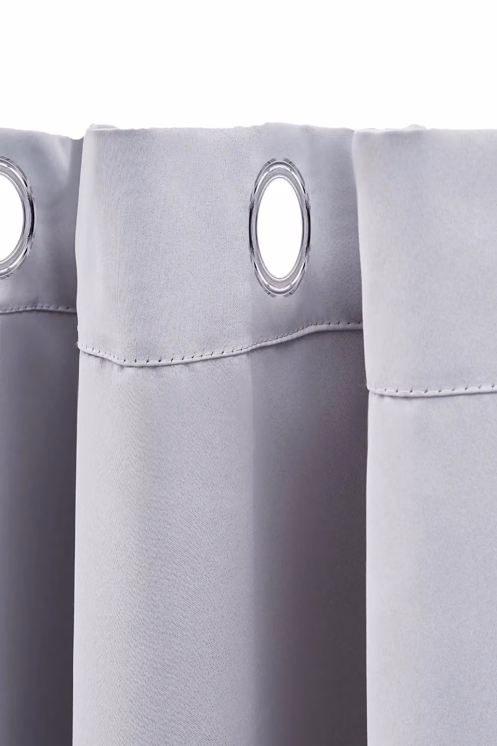 Garden Sanctuary Grey High Precision Blackout Curtains with Eyelets, W: 117 cm, H: 137 cm – 3