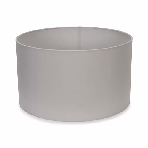 MiniSun Modern Grey Fabric Drum Light Shade, Width: 35 cm