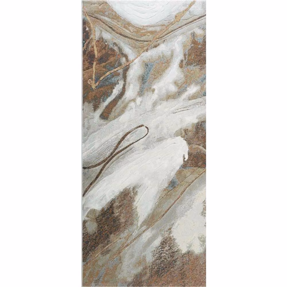 The Rug Shop UK Abstract Modern Beige Machine Woven Area Rug W: 200 cm, D: 290 cm – 3