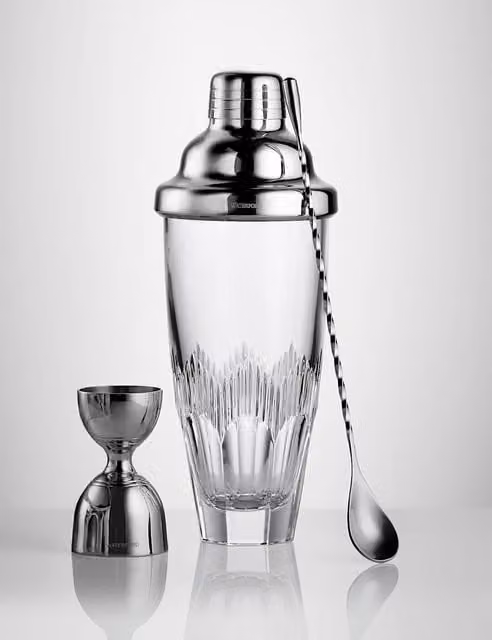 Waterford 3 Piece Clear Crystal Mixer Set