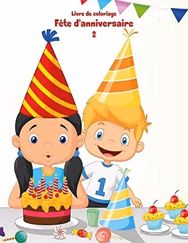 Createspace Birthday Party Colouring Book Volume 2 for Children, Multicolour