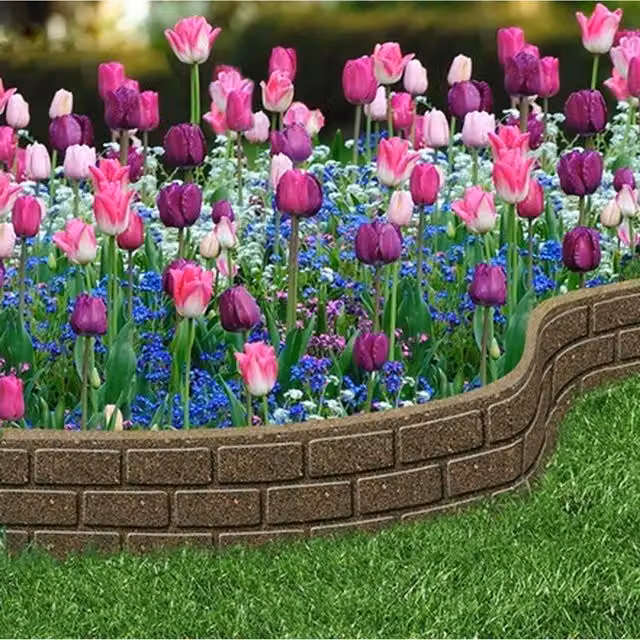 Primeur Brown Brick Rubber Edging
