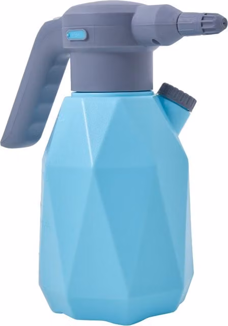 Garden Sanctuary Blue Portable Electric Watering Sprayer with Rechargeable Battery