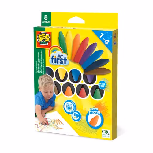 SES Creative My First Crayons Multicolour Wax Drawing and Colouring Set for Children – 1