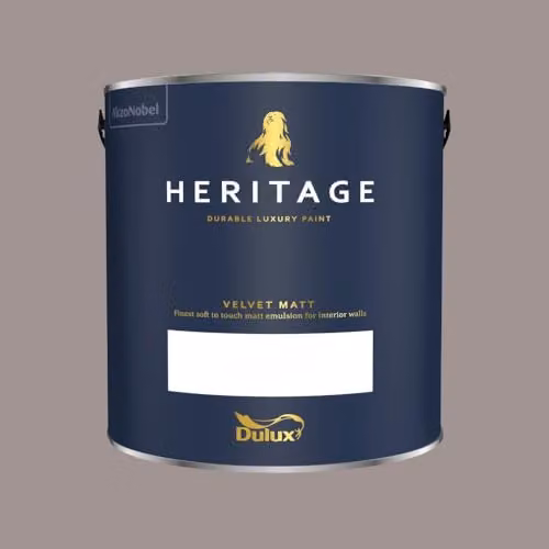 Dulux Trade Heritage Matt Dispersion Paint in Terra Ombra, Brown, 2.5l – 2