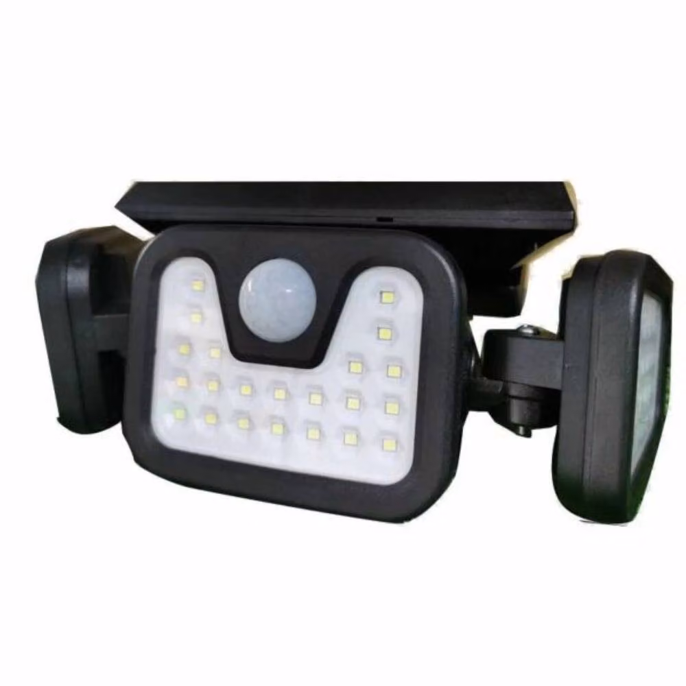 Lishetimig 74 LED Solar Powered Black Floodlight with Motion and Dusk Sensors – 3