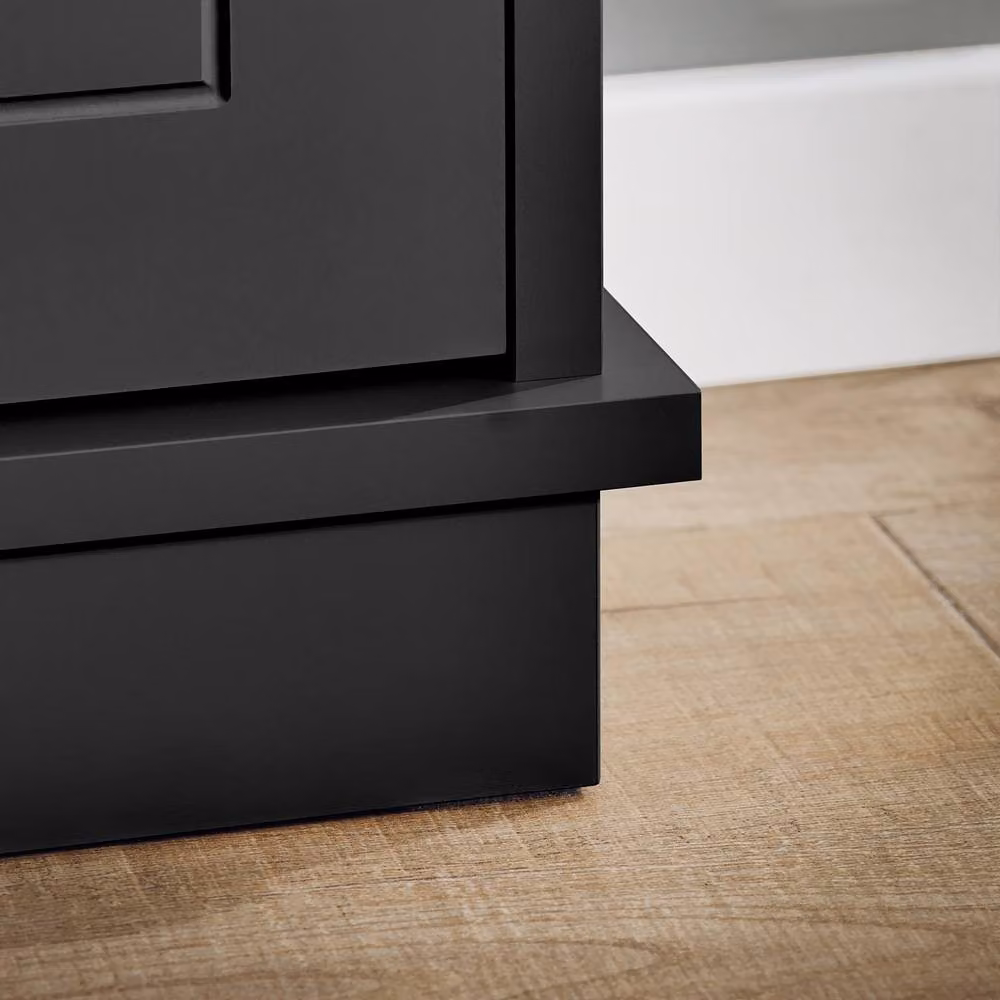 SoBuy Slim Modern Black Matt Shoe Cabinet with Tilting Compartments and Internal Shelves – 5