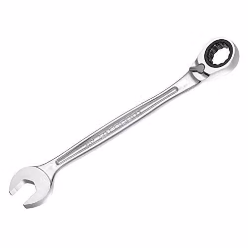 Facom 19mm Anti Slip Combination Ratcheting Spanner in Silver