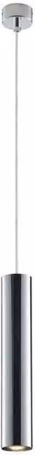 Netlighting Fluke Slim Round Glass Ceiling Pendant Light in Silver and Chrome with GU10 Socket