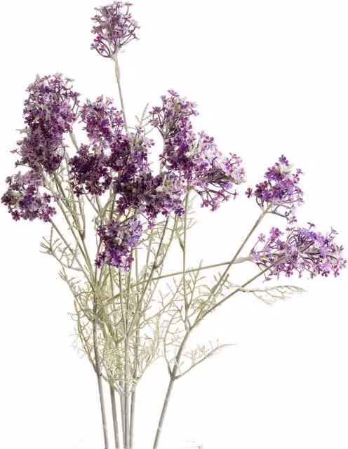 KDMK Mixed Artificial Meadow Flower Floral Decor in Purple