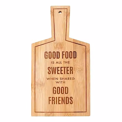 KDMD Brown Solid Bamboo Rectangular Serving Board
