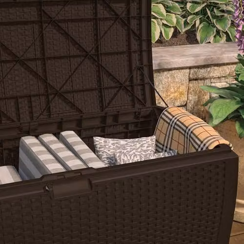 Rowlinson Missouri 375L Storage Box in Java Brown, W127 x D65 x H65 cm – 4