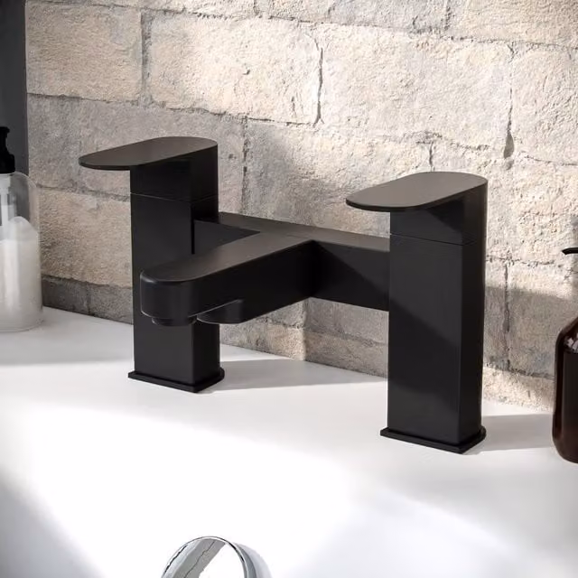 Nes Home Matte Black Bathroom Bath Filler – 1