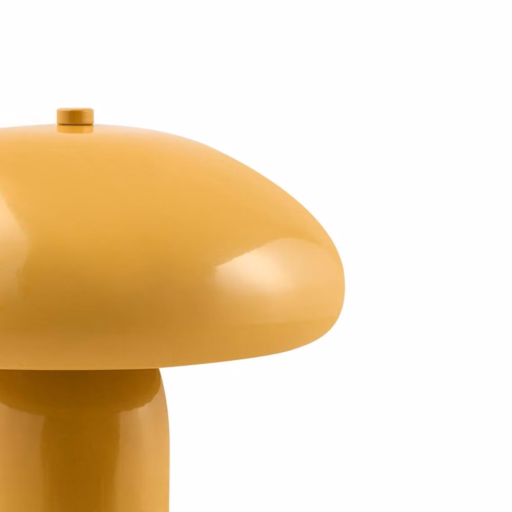 Wyld and Coco Mushroom Dome Table Lamp in Yellow – 3