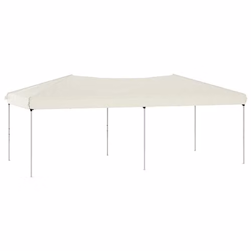 vidaXL Folding Party Tent in Beige, W: 300 cm, D: 300 cm, H: 245 cm – 1