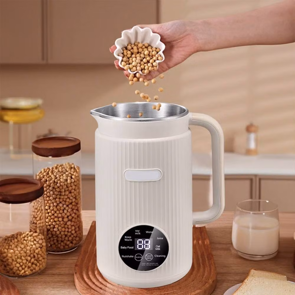 Ventryn 8-in-1 Automatic Soy Milk Maker Machine, 1.2 l, White – 2