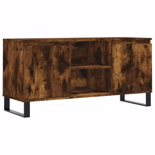 vidaXL Industrial TV Cabinet in Brown, W/D/H: 104 x 35 x 50 cm
