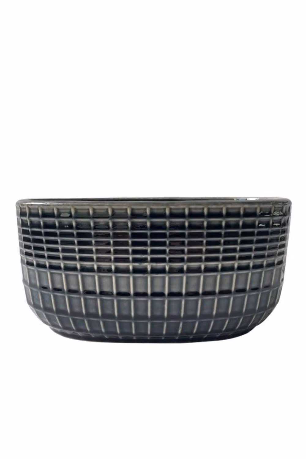 KDMD Hortus Braga Pot, Grey, H x W x D: 13 x 27 x 13 cm – 2
