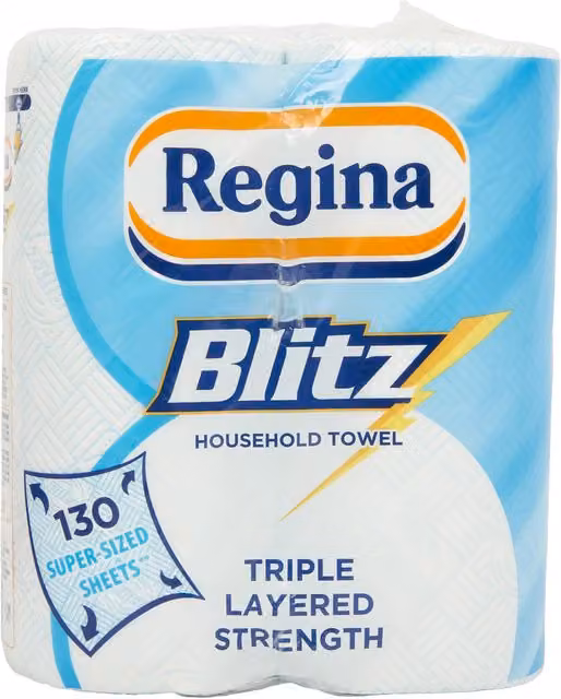 Regina Blitz Household Towel, White