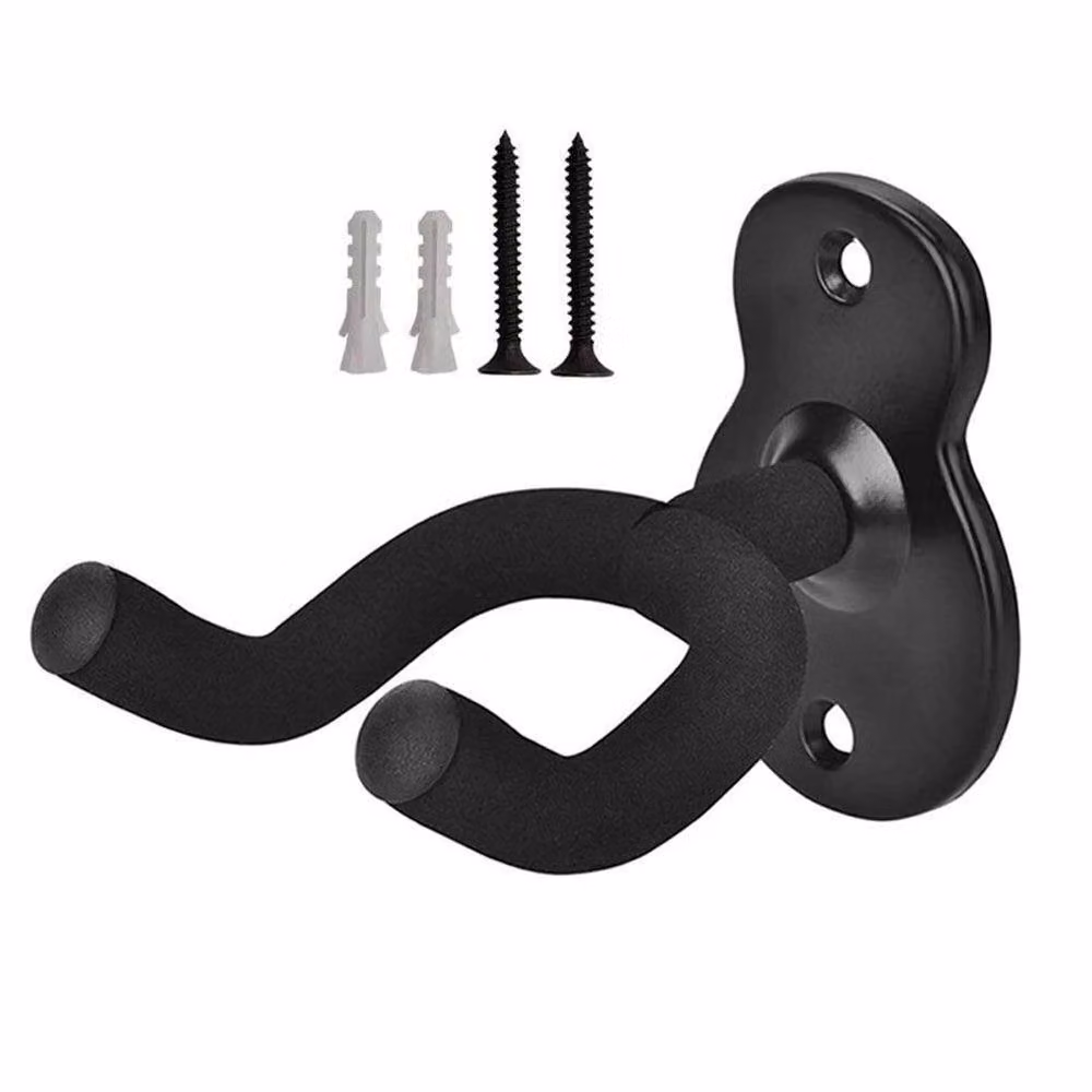 Kelvenix Rotating Metal Guitar Wall Mount Hanger Hook in Black – 4