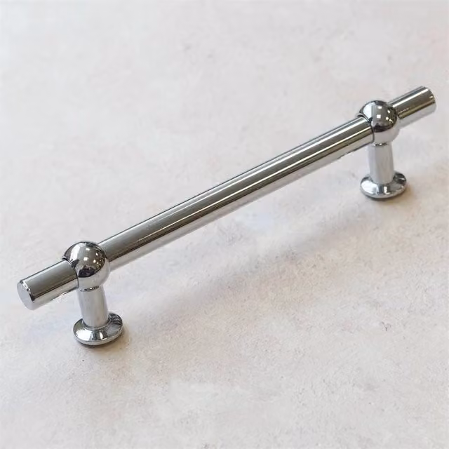 Havendro Polished Chrome Silver Bar Kitchen Cupboard Handle, 160 mm – 1