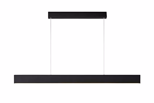 Lucide Raya Modern LED Dimmable Pendant Light, Black, H 138 cm x W 119 cm x D 4 cm