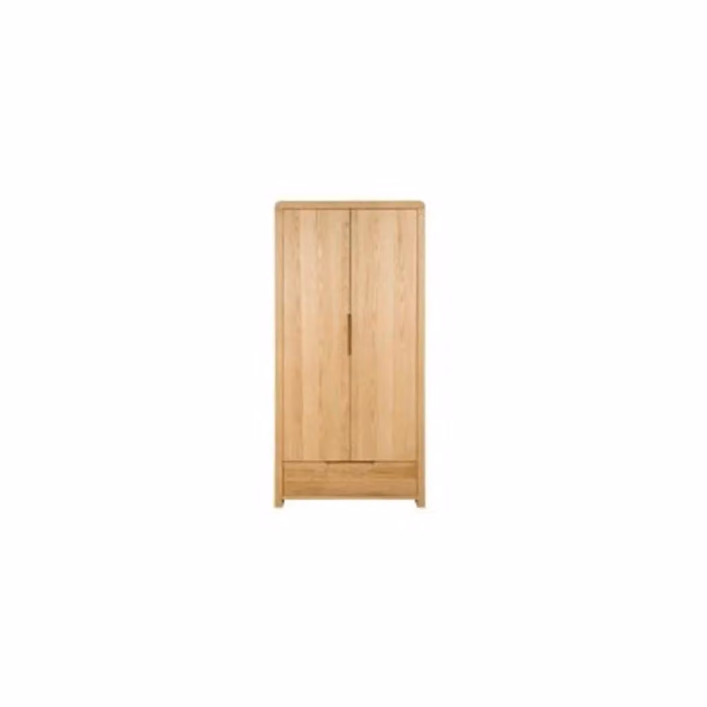 Ashfield Modern Oak Combination Wardrobe with Hinged Doors and Drawers in Brown – 2