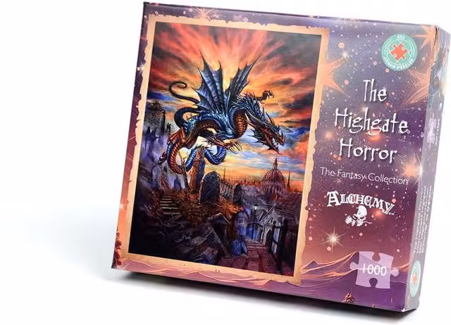 The Highgate Horror 1000 Piece Jigsaw Puzzle in Multicolour and Yellow