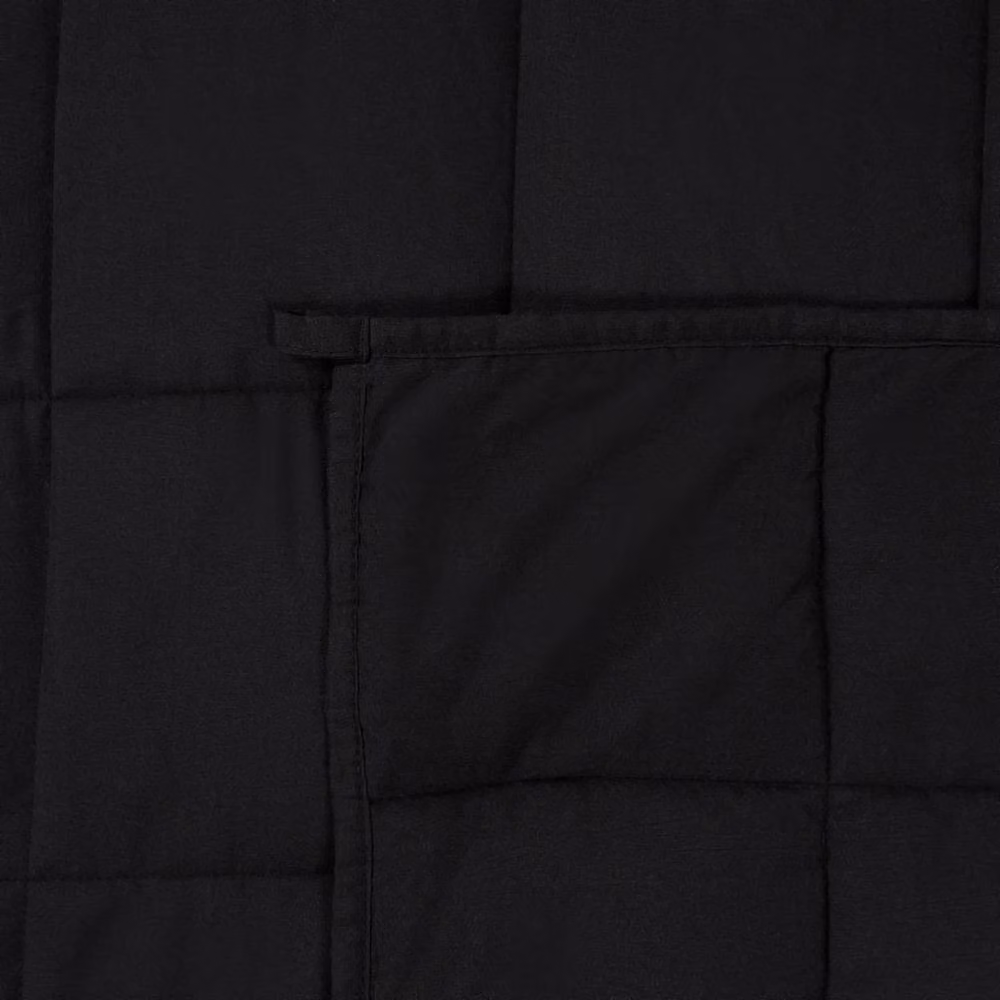 OHS Supersoft Sensory 10kg Weighted Blanket in Black, W: 150 cm x L: 200 cm – 6