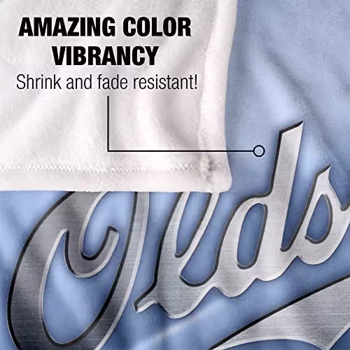 LOGOVISION Oldsmobile Chrome Logo Super Soft Fleece Throw Blanket, White, W: 152 cm, D: 127 cm – 3