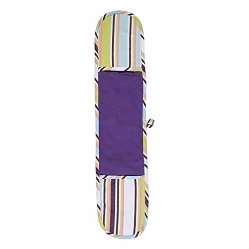 Homescapes Purple Cotton Double Oven Glove W/D/H: 18 x 84 cm