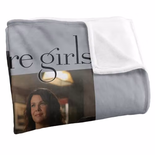 Warner Bros. Gilmore Girls Movie Night Super Soft Fleece Throw Blanket, Multicolour, W: 91.44 cm x L: 147 cm – 2