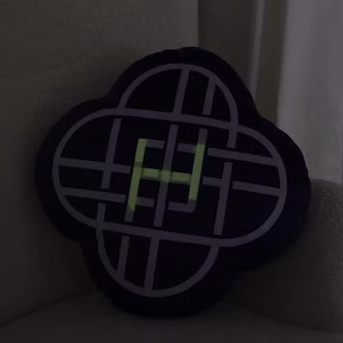 Character World K-Pop Demon Hunters Shaped Cushion, Blue and Purple, W/D/H: 40 x 40 x 40 cm – 7