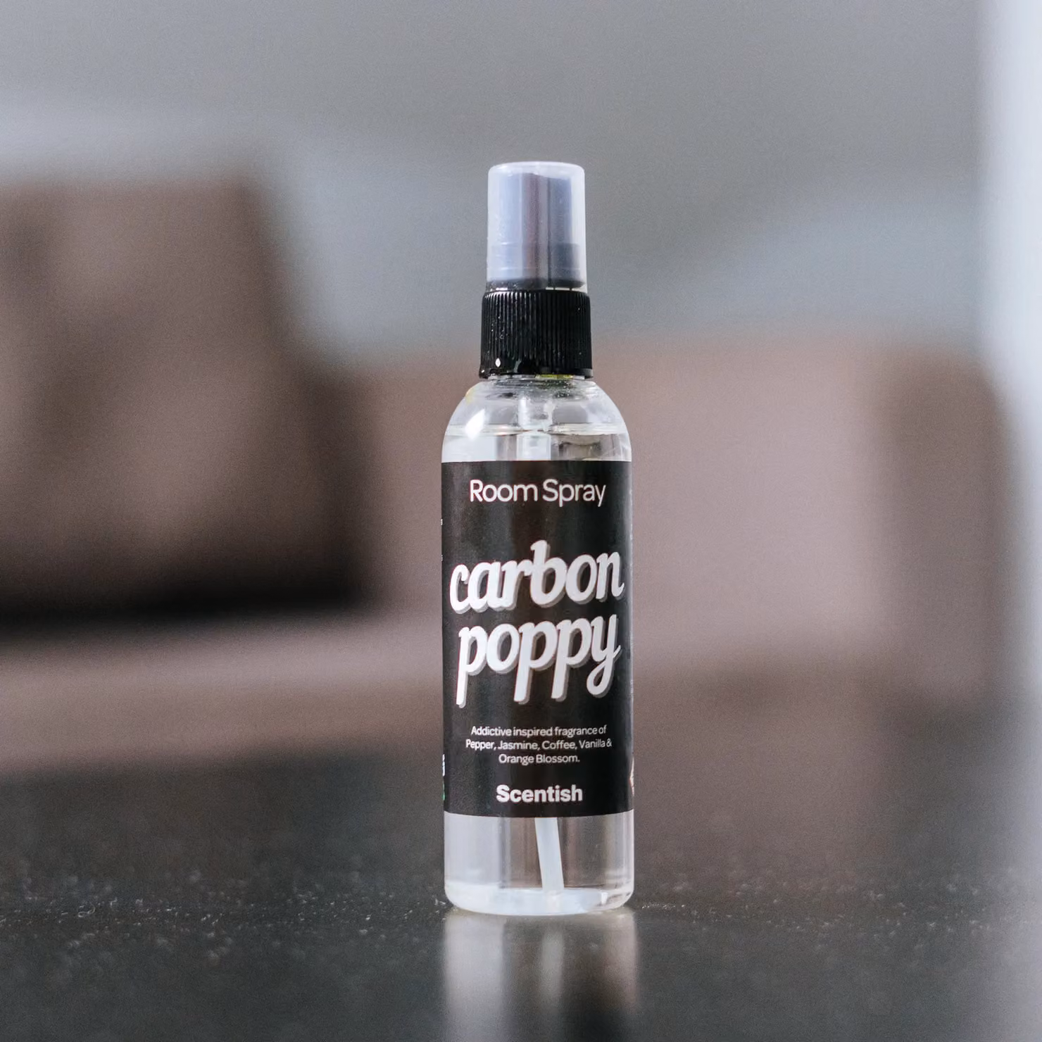 Scentish Carbon Poppy Room Spray, 100ml, Clear – 2