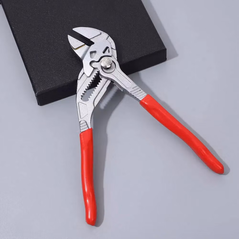 Hinsinc Red Steel Adjustable Water Pump Plier Pipe Wrench – 3