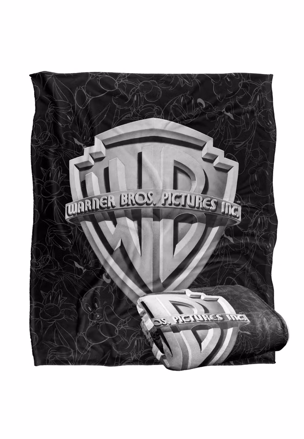 Warner Brothers Looney Tunes Silky Touch Super Soft Fluffy Throw Blanket, White, W: 152 cm, D: 127 cm – 2