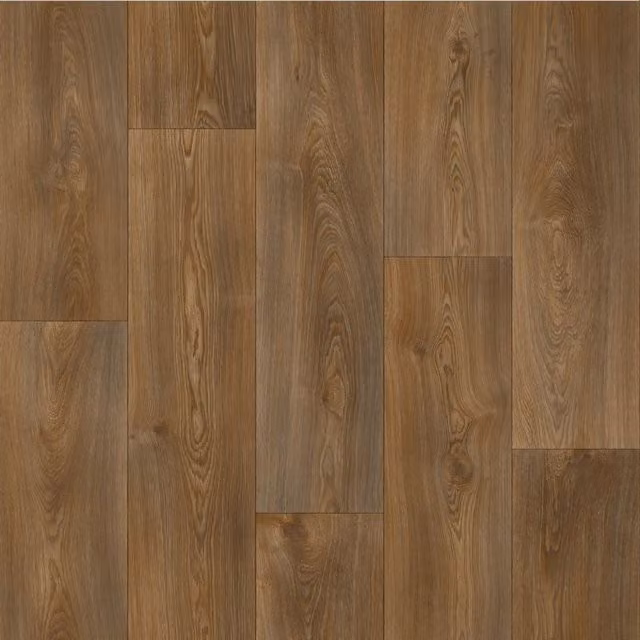 Lotus Brown Wood Effect Felt Backed Vinyl Flooring Sheet, Thickness: 3.8 mm, W/D: 200 x 200 cm